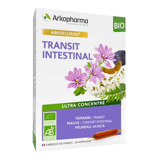 Arkopharma arkofluides transit intestinal bio 20 ampoules