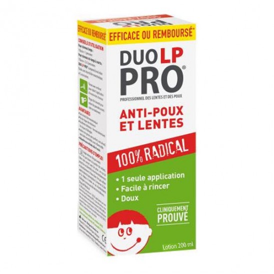 Duo lp-pro anti-poux et lentes lotion 200ml