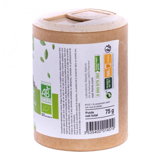 Nat&form algue fucus bio écoresponsable 200 gélules