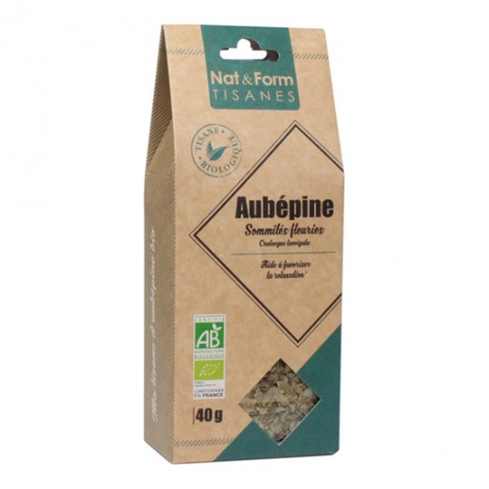 Nat&form tisanes aubépine bio 40g