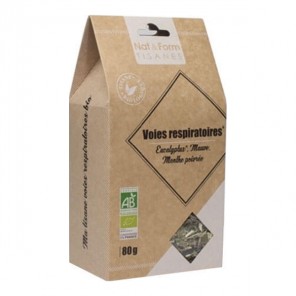 Nat&form tisanes voies respiratoires bio 80g