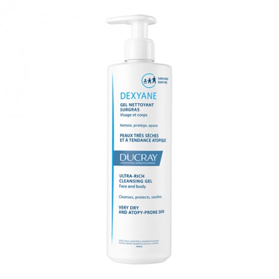 Ducray Dexyane Gel Nettoyant Surgras 400ml