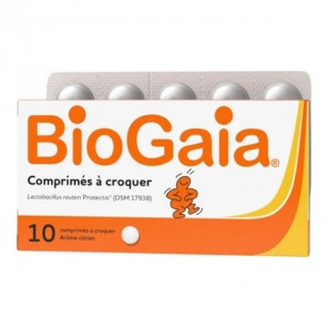 Biogaia 30 comprimidos masticables sabor limón