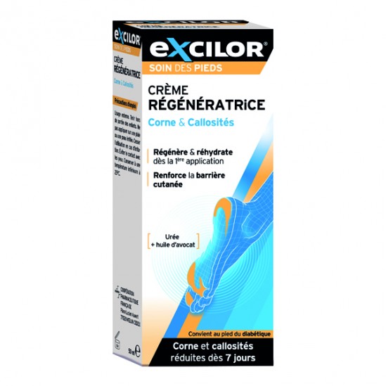Cooper excilor soin des pieds crème régénératrice 50ml
