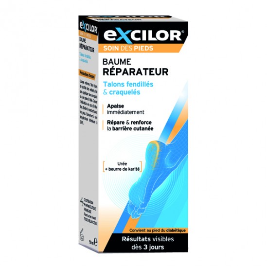 Cooper excilor soin des pieds baume réparateur 50ml