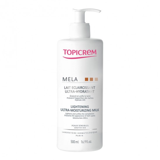 Topicrem mela lait éclaircissant ultra-hydratant 400ml