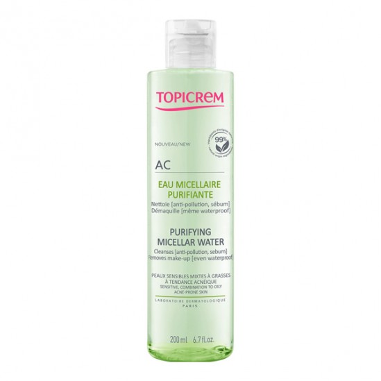 Topicrem AC eau micellaire purifiante 200ml Topicrem AC eau micellaire purifiante 200ml