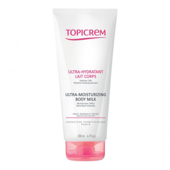 Topicrem lait corps ultra-hydratant 200ml Topicrem lait corps ultra-hydratant 200ml