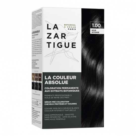 Lazartigue la couleur absolue kit 1.00 noir intense Lazartigue la couleur absolue kit 1.00 noir intense