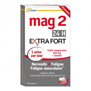 Cooper Mag 2 24h extra fort 45 comprimés