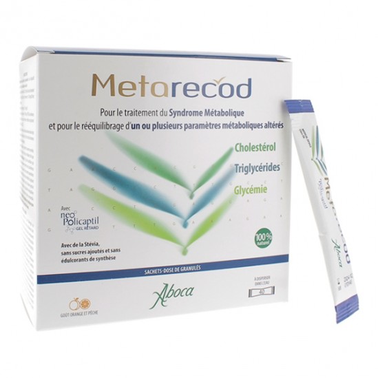 Aboca metarecod syndrome métabolique 40 sachets Aboca metarecod syndrome métabolique 40 sachets