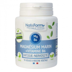 Magnesio marino vitamina B6 40 cápsulas