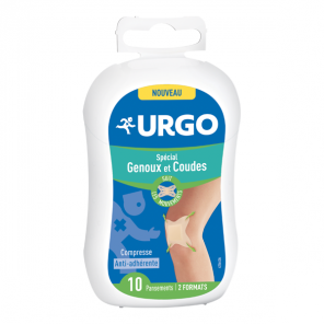 Urgo spécial genoux et coudes 10 pansements