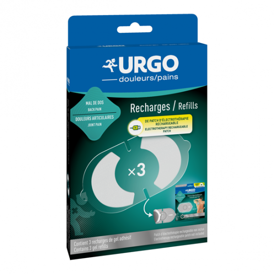 Urgo recharges de patch d'électrothérapie rechargeable
