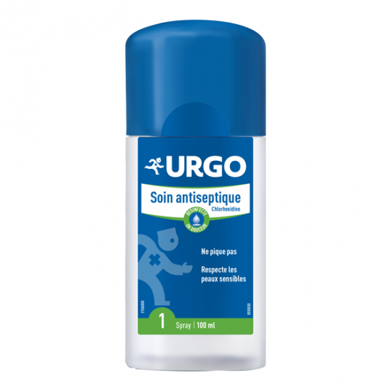 Urgo soin antiseptique chlorhexidine spray 100ml Urgo soin antiseptique chlorhexidine spray 100ml