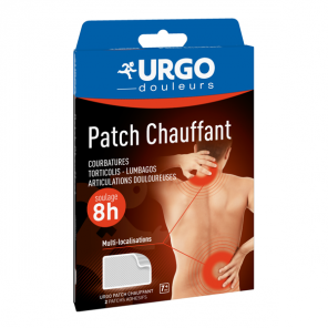 Urgo patch chauffant 8h relief 2 parches adhesivos