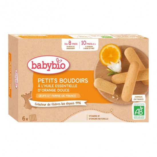Babybio petits boudoirs biscuits bébé dès  8 mois 120g