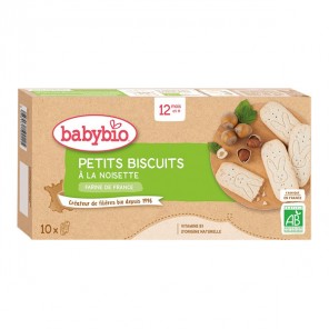 Babybio petits biscuits à la noisette dès 12 mois et + 20 biscuits