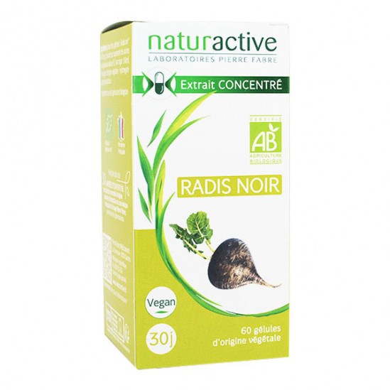 Naturactive radis noir bio 60 gélules