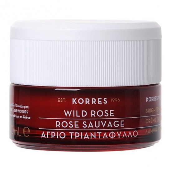 Korres rose sauvage crème de nuit éclat 40ml