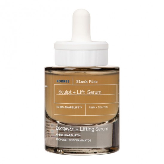 Korres pin noir sérum visage 3D lifting & fermeté 30ml