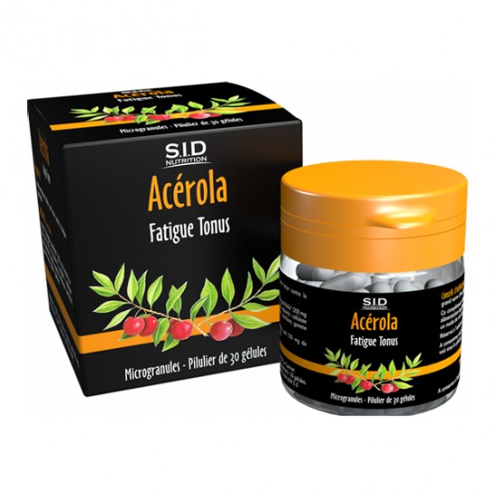 Sidn acerola fatigue tonus 30 gélules