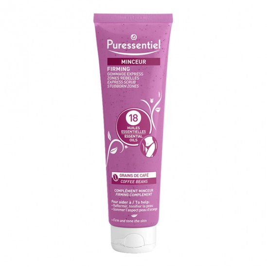 Puressentiel Minceur Gommage Express Zones Rebelles aux 18 Huiles Essentielles 150 ml