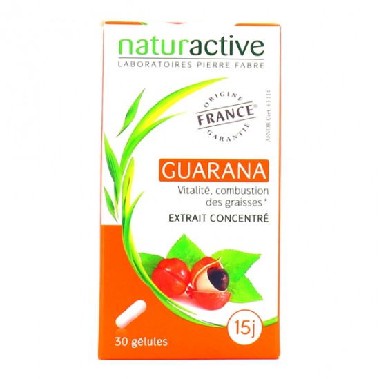 Naturactive guarana complément alimentaire boite 30 gélules Naturactive guarana complément alimentaire boite 30 gélules