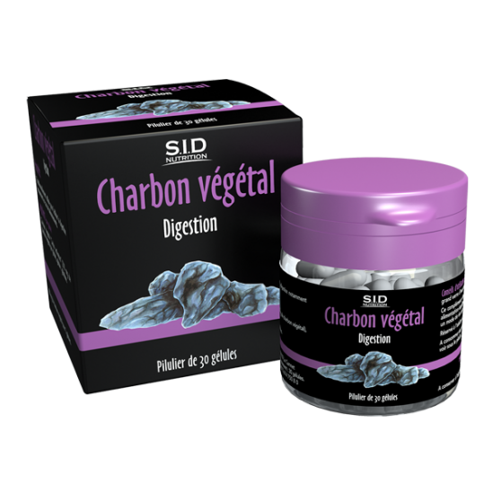 Sidn charbon végétal digestion 30 gélules