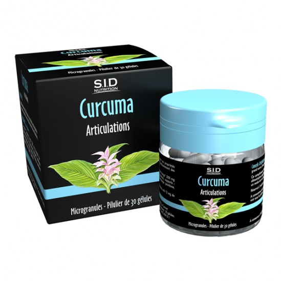 Sidn curcuma articulations 30 gélules