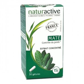 Naturactive maté complément alimentaire boite 30 gélules