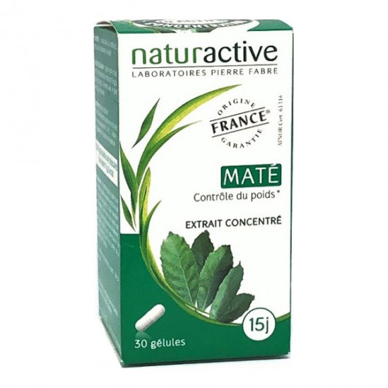 Naturactive maté complément alimentaire boite 30 gélules Naturactive maté complément alimentaire boite 30 gélules