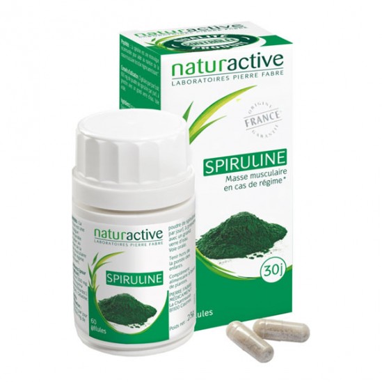 Naturactive spiruline complément alimentaire 60 gélules Naturactive spiruline complément alimentaire 60 gélules