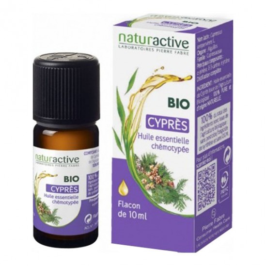 Naturactive cyprès huile essentielle bio flacon 10ml