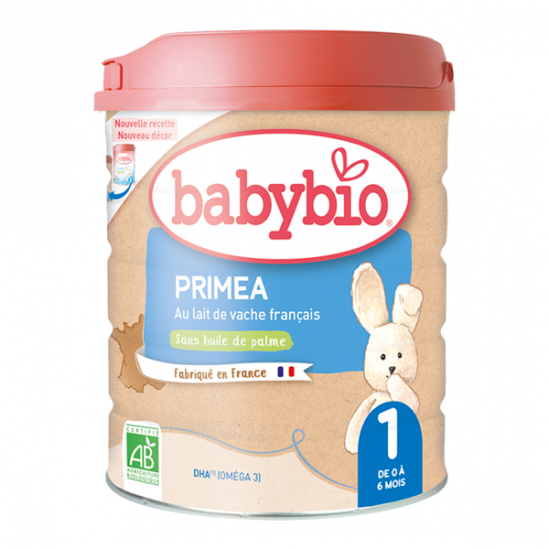 Babybio primea 1 lait de vache 1er âge 800g