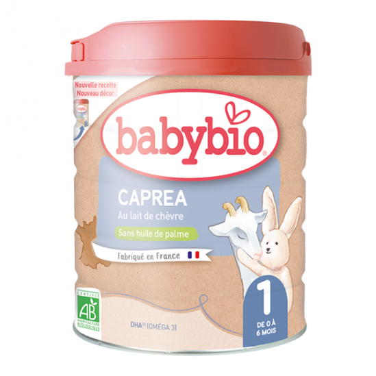 Babybio caprea 1 lait de chèvre 1er âge 800g
