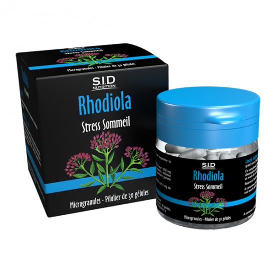 Sidn rhodiola stress sommeil 30 gélules