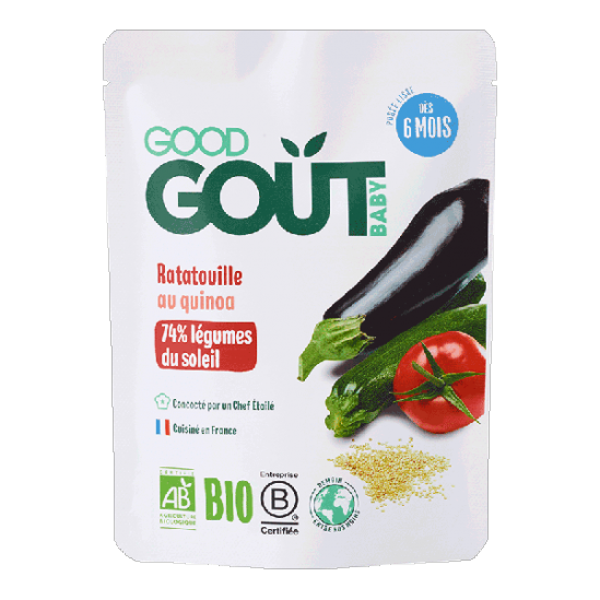 Good goût bébé ratatouille au quinoa bio 190g