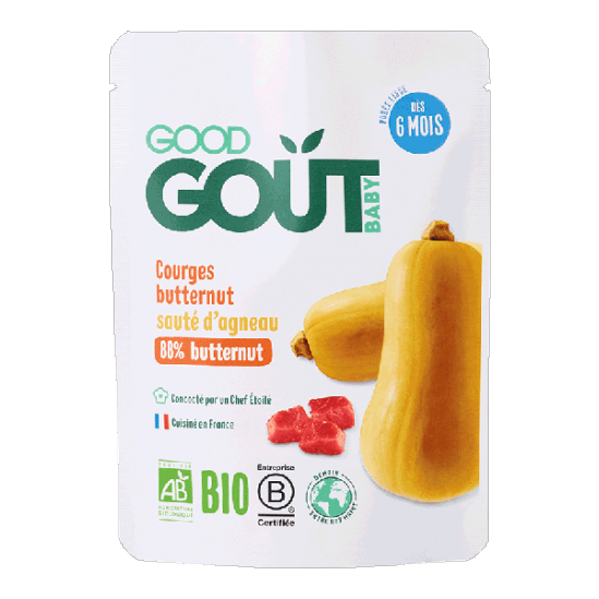 Dodie good gout bébé courges butternut sauté d'agneau 190g