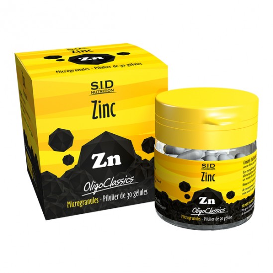 Sidn zinc oligo classics 30 gélules