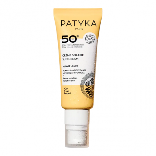 Patyka crème solaire visage SPf 50 formule antioxydante 40ml