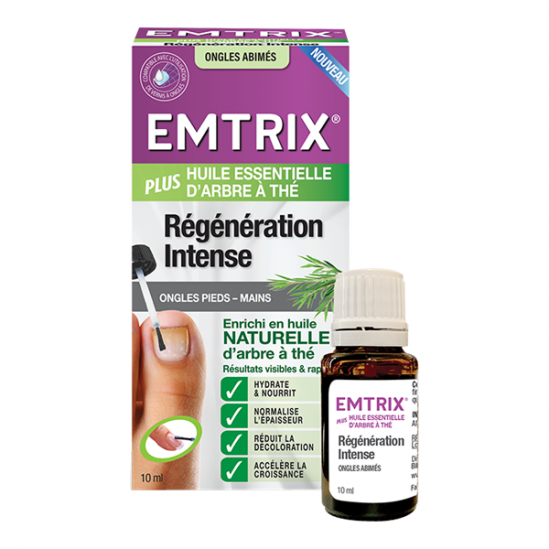 Emtrix plus régénérant intense des ongles abîmés 10ml