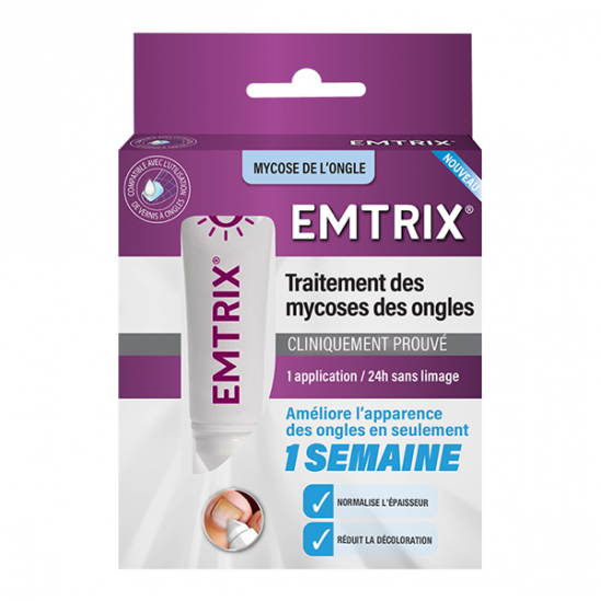 Emtrix traitement des mycose des ongles 10ml