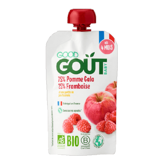 Good goût bébé pomme framboise 120g