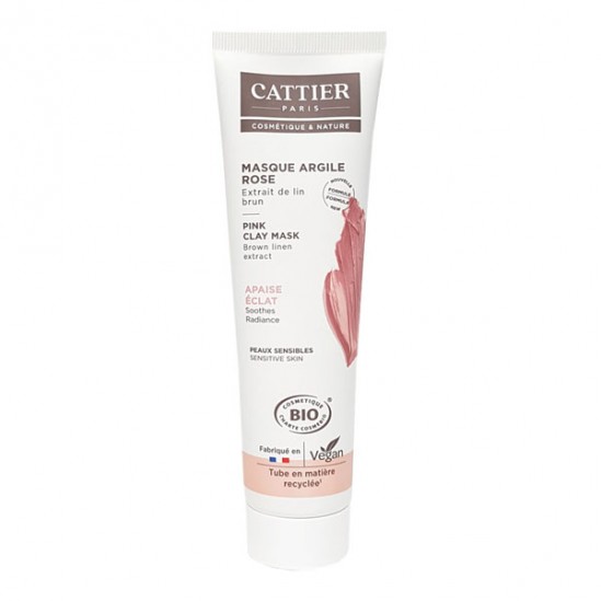 Cattier masque argile rose 100ml