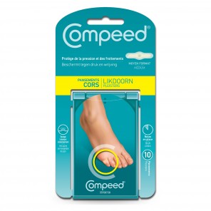 Compeed Vendas medianas de maíz en los dedos de los pies x 10