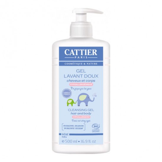 Cattier bébé gel lavant doux 500ml