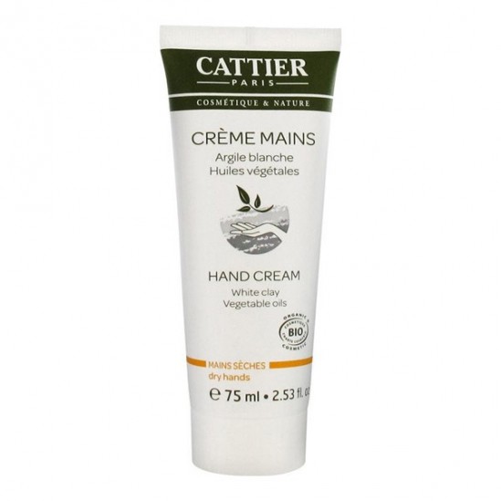 Cattier Crème Mains Sèches 75 ml