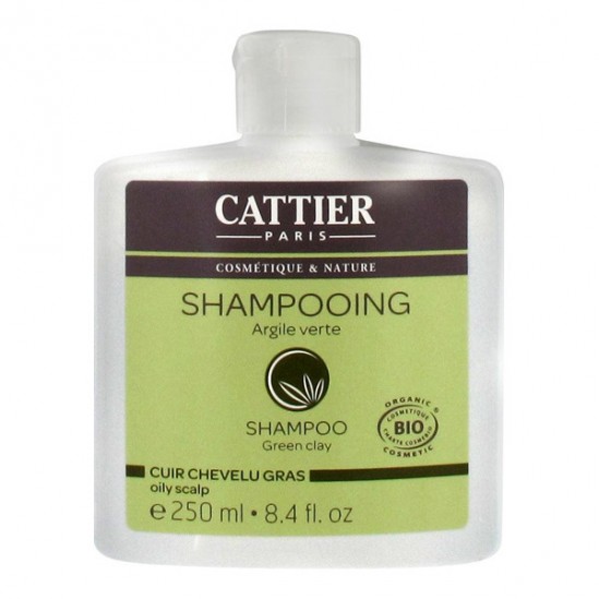 Cattier Shampooing Cuir Chevelu Gras Argile Verte 250 ml