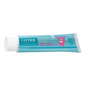 Cattier pasta dentífrica 2-6 años sabor frambuesa 50ml